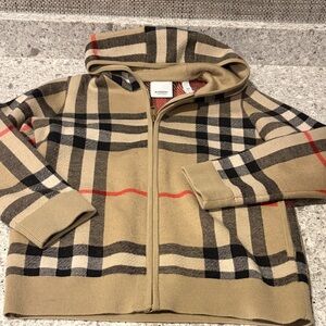 Burberry Wool Cashmere Hooded Sweater